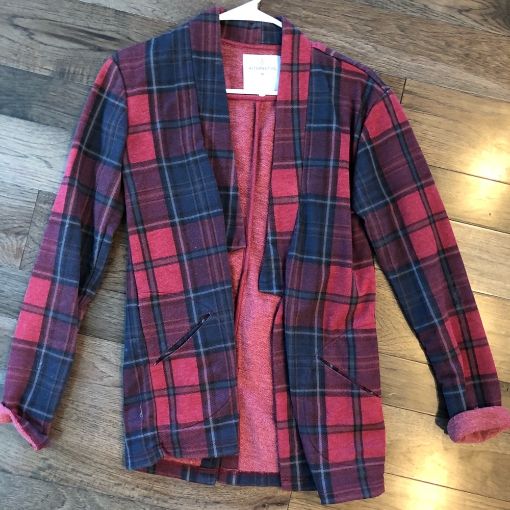 Alternative plaid blazer